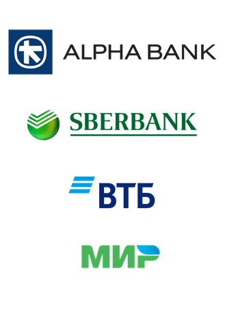 Alpha Bank, Sberbank, VTB, MNP
